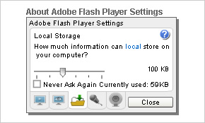 Adobe Flash Player Settings